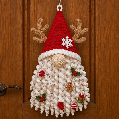🔥LAST DAY 49% OFF - 🧶 DIY Seasonal 3D Crochet Door Hanger Kit Collection | Coordinated Yarn, Filling, Accessories & Step-by-Step Instructions Included 💕