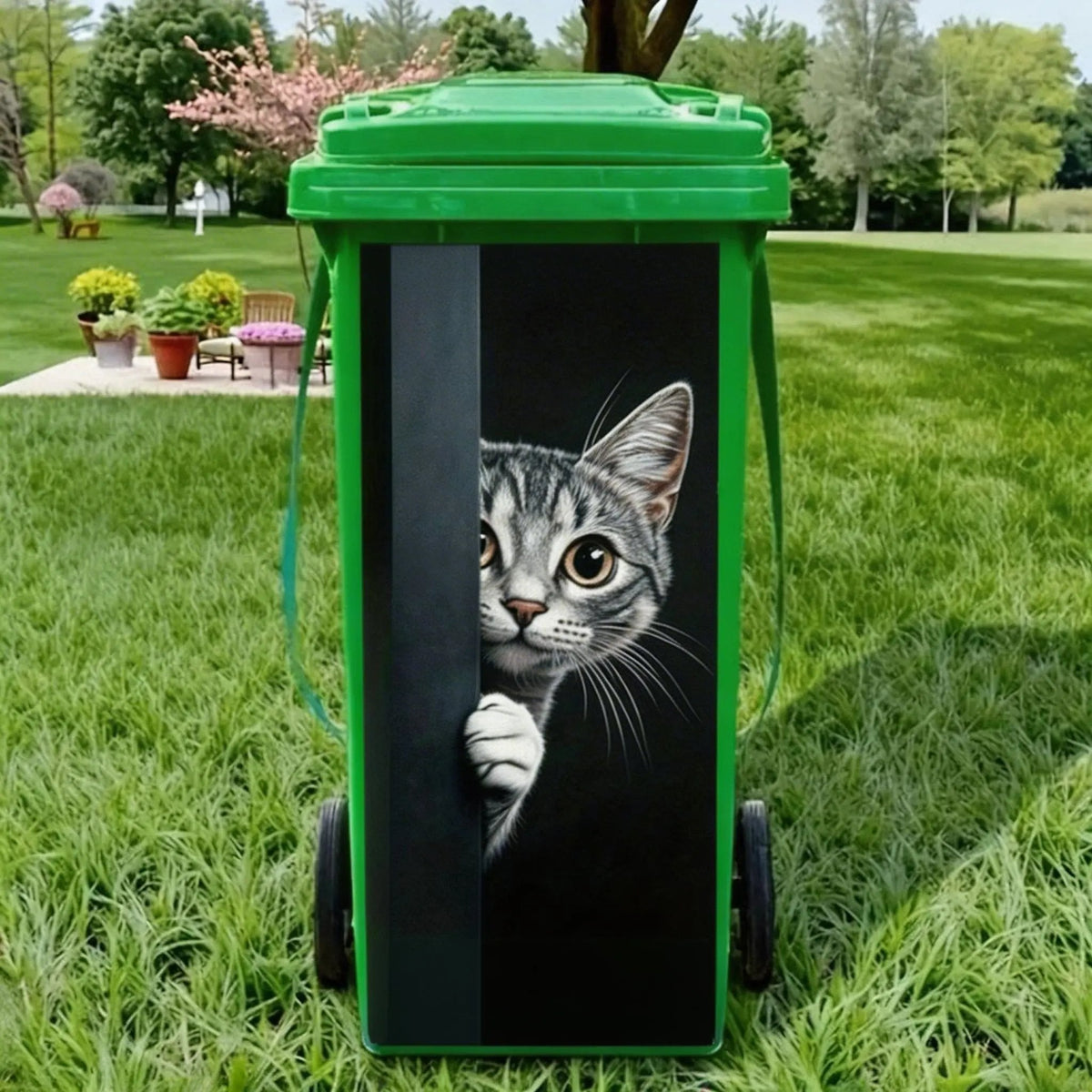 Creative Trash Can Sticker with Colourful Cartoon – Flash Sale 49% OFF✨