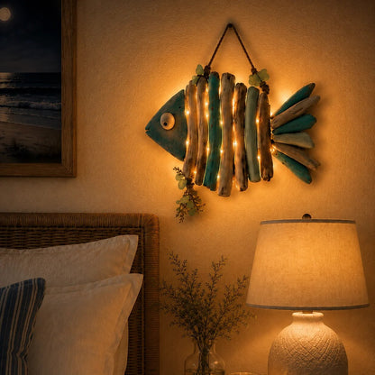 🌊🏡 Today 49% OFF🔥 Coastal Fish LED Wall Decor | Add Relaxing Seaside Style to Your Home