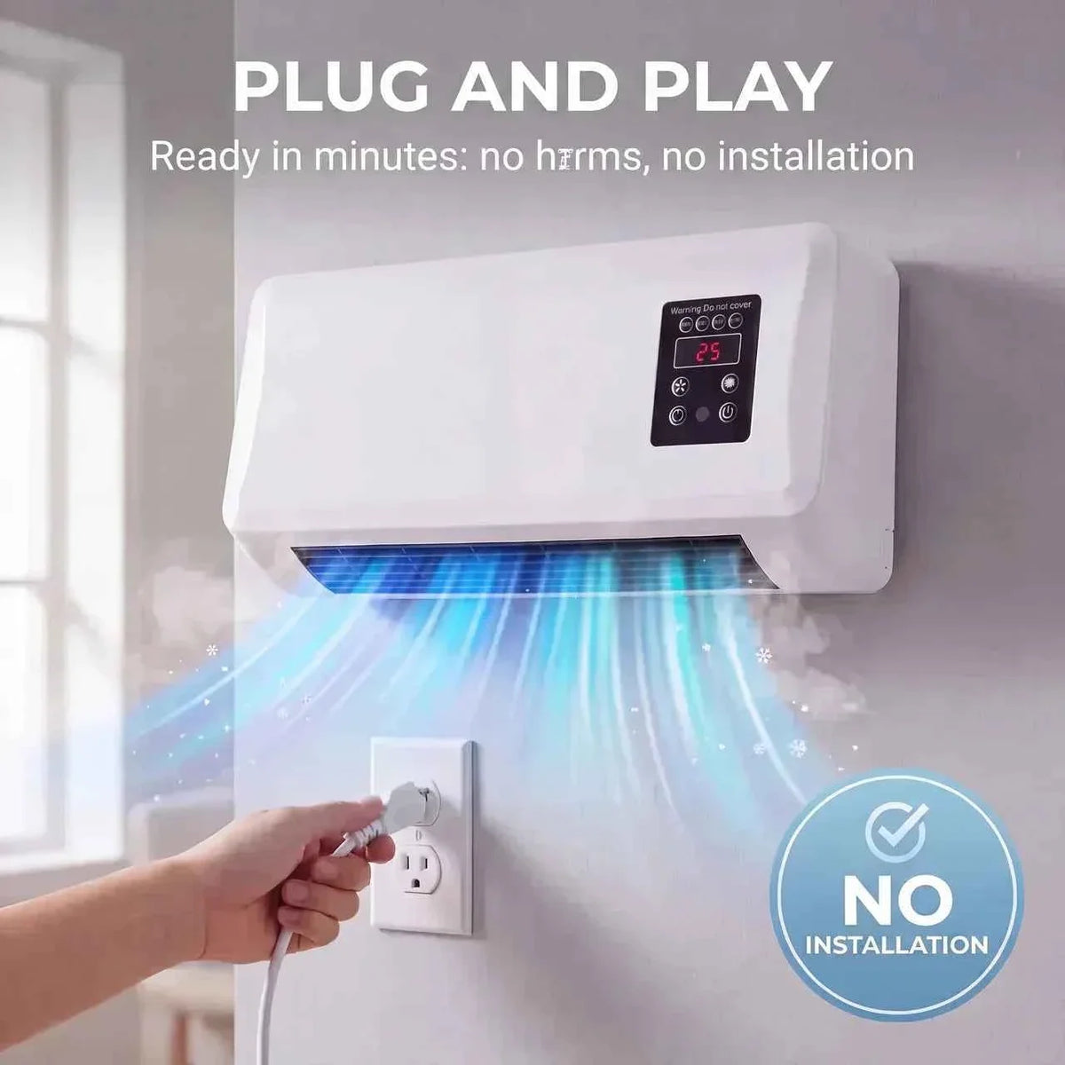 🔥Limited Discount🔥Ductless Portable Air Conditioners No Windows Needed