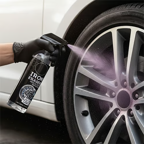 🔥Last Day 48% OFF✨ IRON ERASER Iron & Rust Remover Spray - Instantly Dissolves Brake Dust & Oxidation, Restores Factory Shine on Wheels & Paint 🚗
