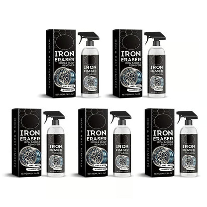 🔥Last Day 48% OFF✨ IRON ERASER Iron & Rust Remover Spray - Instantly Dissolves Brake Dust & Oxidation, Restores Factory Shine on Wheels & Paint 🚗