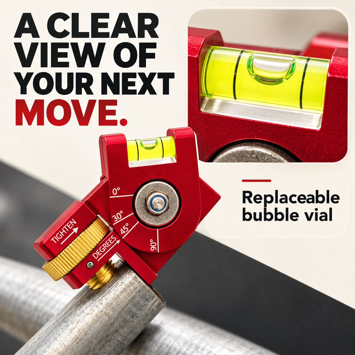 🧲 4-in-1 Magnetic Conduit Bending Level
