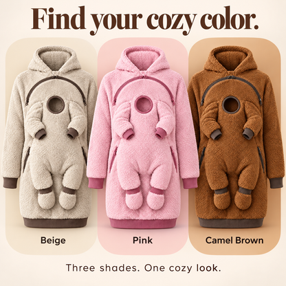 🧸 Parent & Baby Fleece Hoodie with Zip Pockets