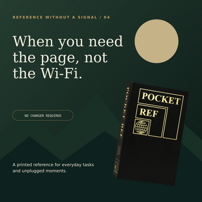 Pocket Ref 4th Edition | 864-Page Portable Reference Book