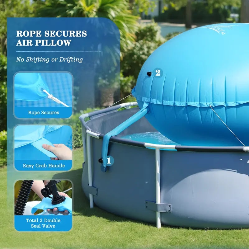 💧 Winter 50% OFF - Uirway Heavy‑Duty PVC Winter Pool Pillow for Above‑Ground Pools
