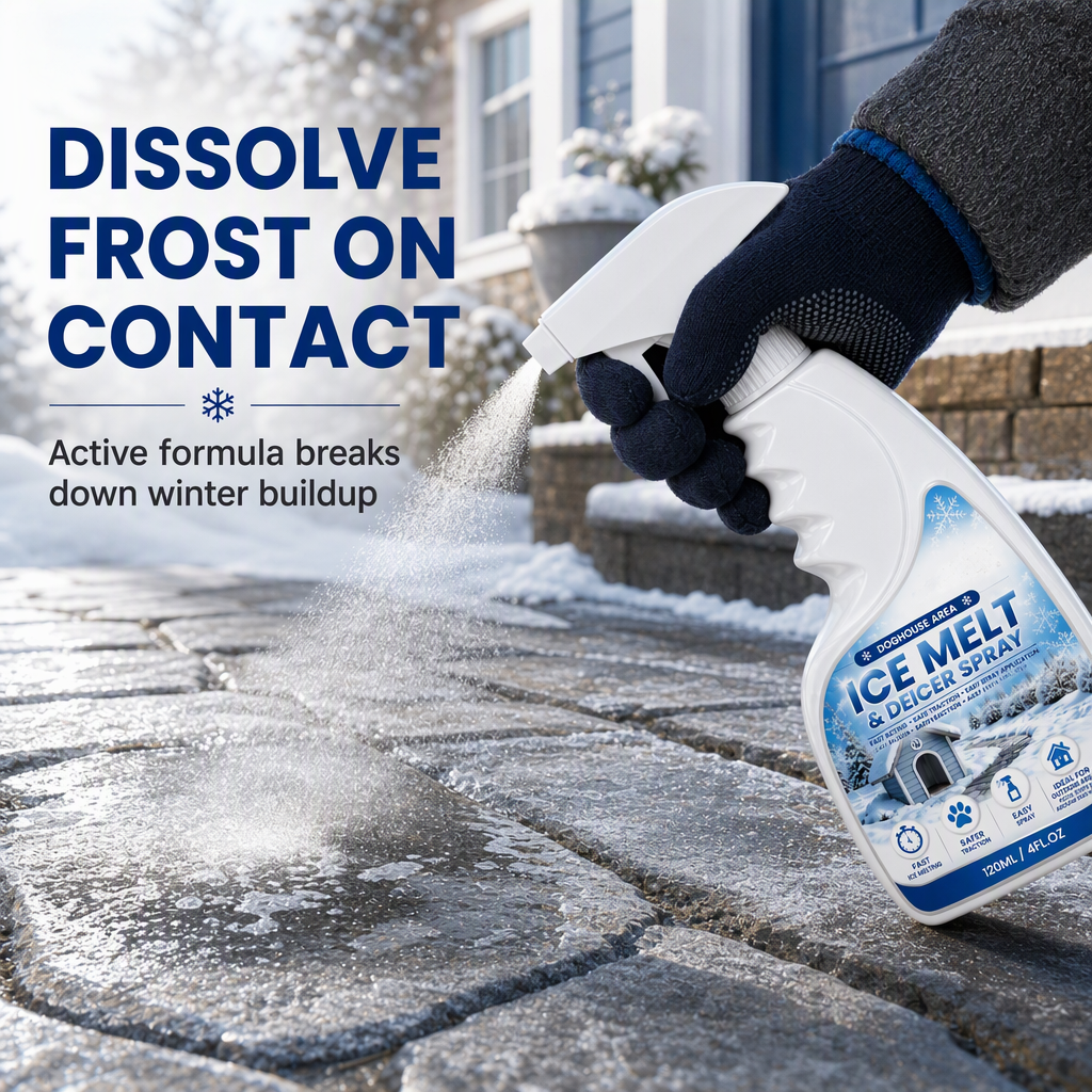 🔥Outdoor De-Icing & Snow Melting Spray – pet-safe, dissolves frost on contact. Clear steps, walkways & patios fast