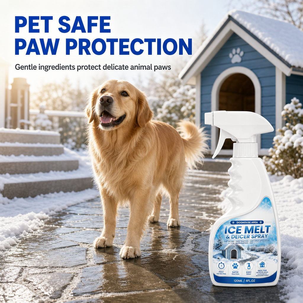 🔥Outdoor De-Icing & Snow Melting Spray – pet-safe, dissolves frost on contact. Clear steps, walkways & patios fast