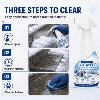 🔥Outdoor De-Icing & Snow Melting Spray – pet-safe, dissolves frost on contact. Clear steps, walkways & patios fast