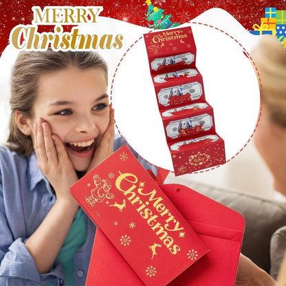 ⚡ 50K+ SOLD! Almost Gone-🎅💸Christmas Cash Gift Envelope– A creative way to give cash this Christmas!