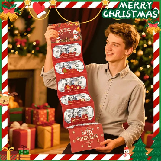 ⚡ 50K+ SOLD! Almost Gone-🎅💸Christmas Cash Gift Envelope– A creative way to give cash this Christmas!