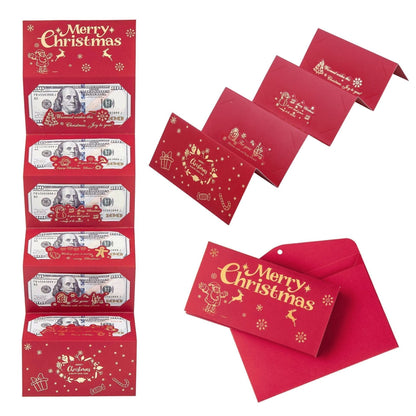 ⚡ 50K+ SOLD! Almost Gone-🎅💸Christmas Cash Gift Envelope– A creative way to give cash this Christmas!