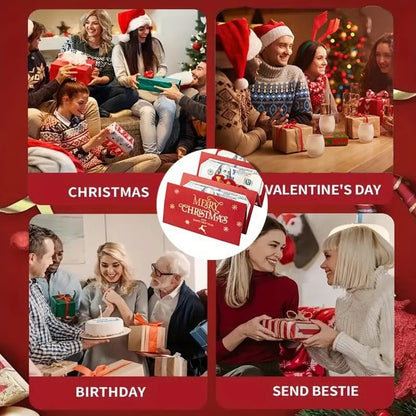 ⚡ 50K+ SOLD! Almost Gone-🎅💸Christmas Cash Gift Envelope– A creative way to give cash this Christmas!