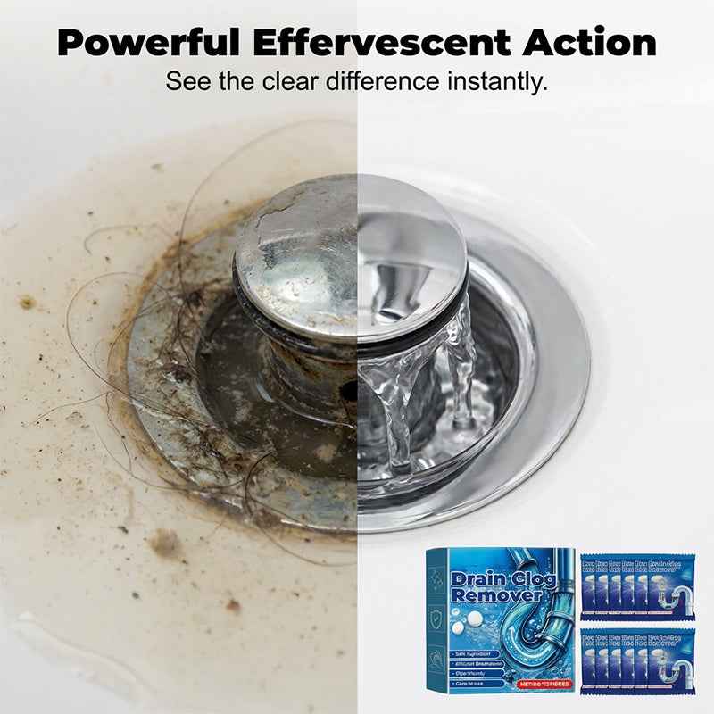 54% OFF NOW🔥Fast Dissolve🌟 Drain Clog Remover Tablets -For Household Pipe Deodorant