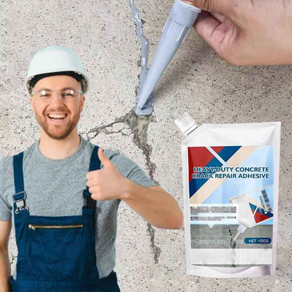 ✨ Limited Time 50% OFF✨ Heavy-Duty Concrete Crack Repair Adhesive, Waterproof Permanent Crack Filler For Wall, Floor, Driveway, Patio & Garage