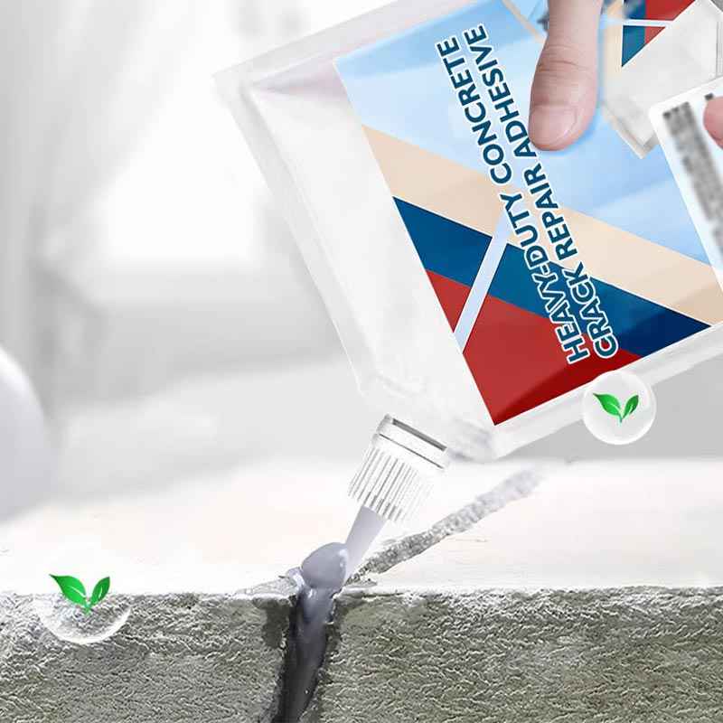 ✨ Limited Time 50% OFF✨ Heavy-Duty Concrete Crack Repair Adhesive, Waterproof Permanent Crack Filler For Wall, Floor, Driveway, Patio & Garage