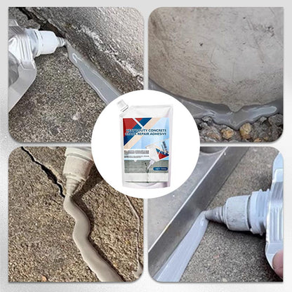 ✨ Limited Time 50% OFF✨ Heavy-Duty Concrete Crack Repair Adhesive, Waterproof Permanent Crack Filler For Wall, Floor, Driveway, Patio & Garage