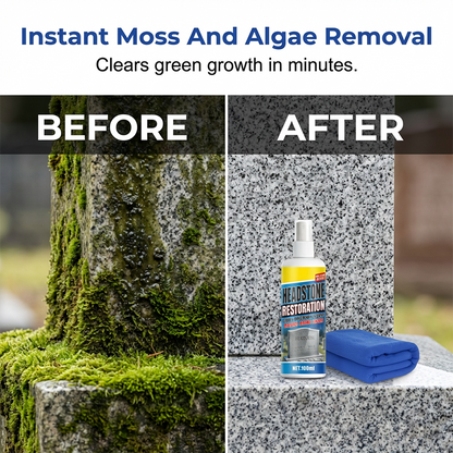 🔥 Headstone Cleaning Spray – Restore Weathered Memorials & Remove Tough Stains