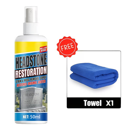 🔥 Headstone Cleaning Spray – Restore Weathered Memorials & Remove Tough Stains