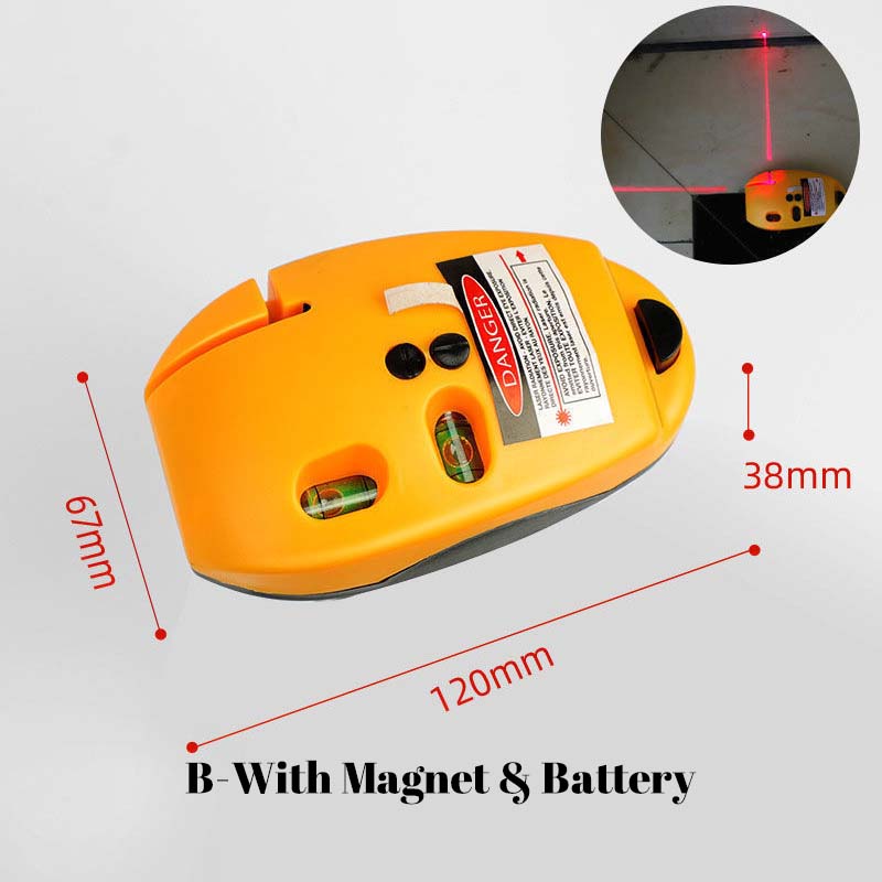 🌟 50% OFF! 90° Infrared Level – Bright laser, right angle precision. Perfect for tiling, framing & hanging art. Level up your DIY game! 🖼️✨