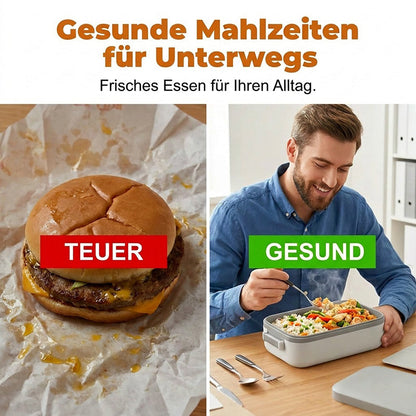 📢📢50% off now！🍱⚡ Portable electric lunch box with self-heating 🔋🌡️