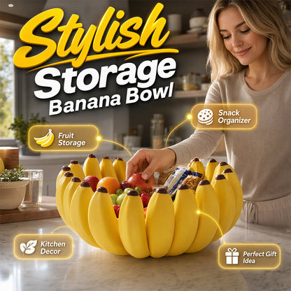 ⏰🔥LIMITED TIME 50% OFF!🔥50K+ SOLD!Creative Banana Shape Fruit Bowl