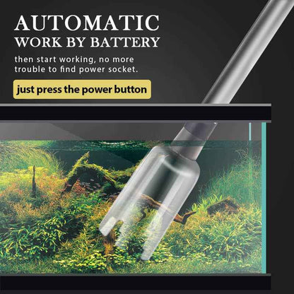 🐠 Electric Aquarium Gravel Cleaner – Battery-Powered Fish Tank Vacuum For Easier Cleaning 💧