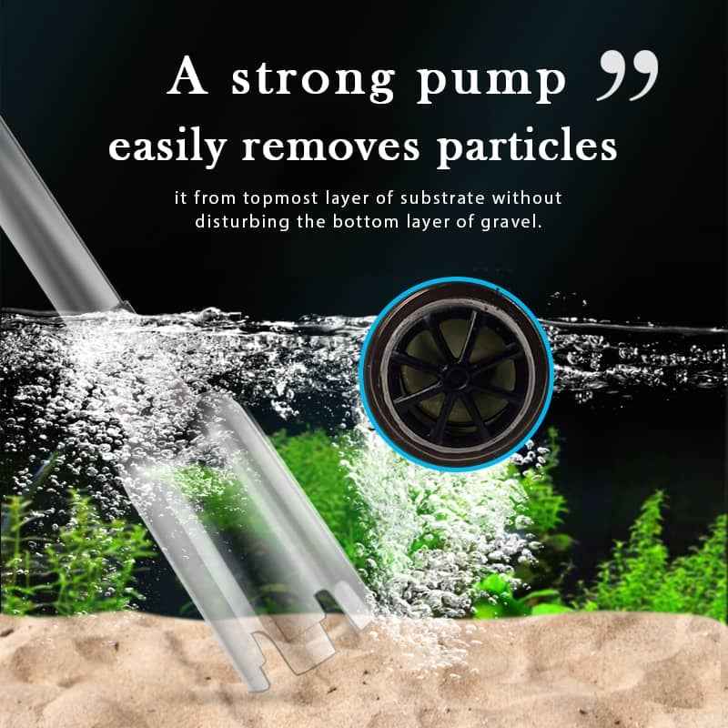 🐠 Electric Aquarium Gravel Cleaner – Battery-Powered Fish Tank Vacuum For Easier Cleaning 💧