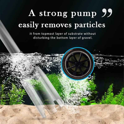 🐠 Electric Aquarium Gravel Cleaner – Battery-Powered Fish Tank Vacuum For Easier Cleaning 💧