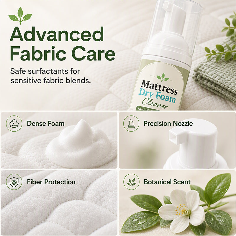 🎁No-Rinse Mattress Dry Foam Cleaner‑Deep Stain Remover Foam Spray🛏️