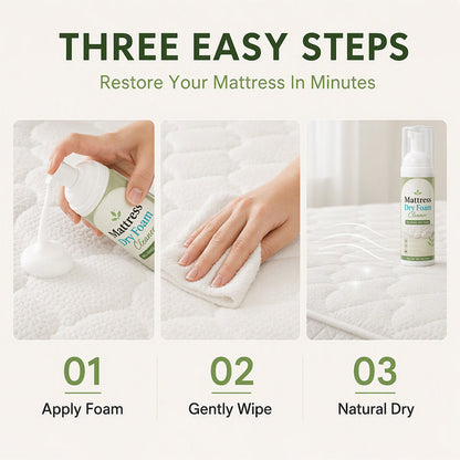 🎁No-Rinse Mattress Dry Foam Cleaner‑Deep Stain Remover Foam Spray🛏️