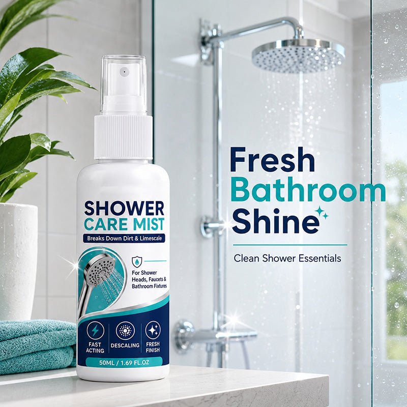 🚿 KOOP 2, KRIJG 1 GRATIS! Snelwerkende Douche-Ontkalkerspray – Helpt Kalkaanslag & Watervlekken Verwijderen | Fris & Schoon Resultaat ✨