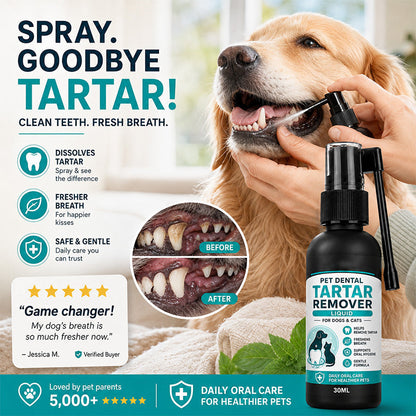 Spray delicato per la pulizia dentale degli animali domestici