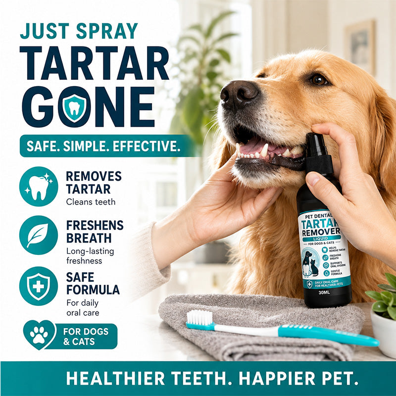 Spray delicato per la pulizia dentale degli animali domestici