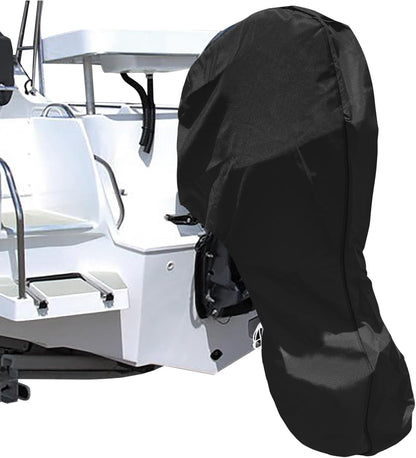 🚤 420D Oxford Outboard Motor Cover – Full Protection from Rain, Snow and UV Damage with a Tool-Free Fit 🛡️