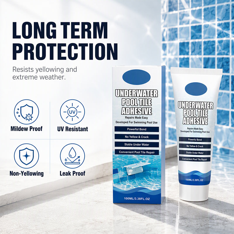 😂 Limited Time: 50% OFF – High Strength Underwater Pool Tile Adhesive