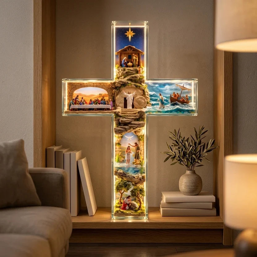 Story of Jesus Light-Up Cross